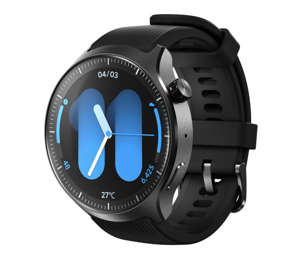 Motorola moto watch ultra Black Silicone + Black Leather - 1615944 - zdjęcie